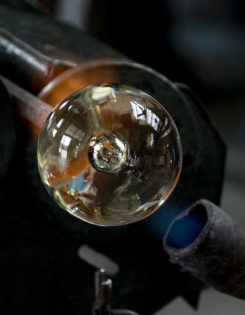 Hand-blown crystal